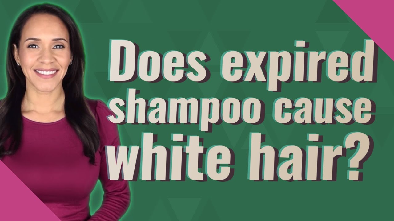 Does expired shampoo cause white hair? YouTube