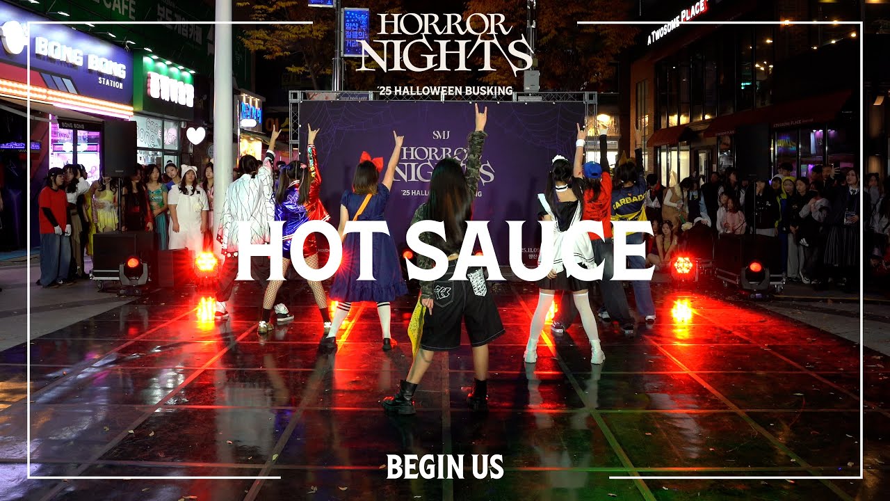 SMJ 2025 HALLOWEEN BUSKING [HORROR NIGHTS] BEGIN US / BABYMONSTER - HOT SAUCE