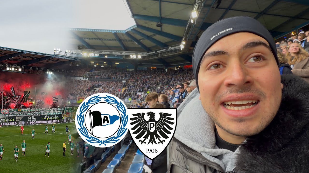 Mein ERSTES MAL auf der BIELEFELDER ALM ⚽💙 | Arminia Bielefeld vs SC Preußen Münster | Stadionvlog 