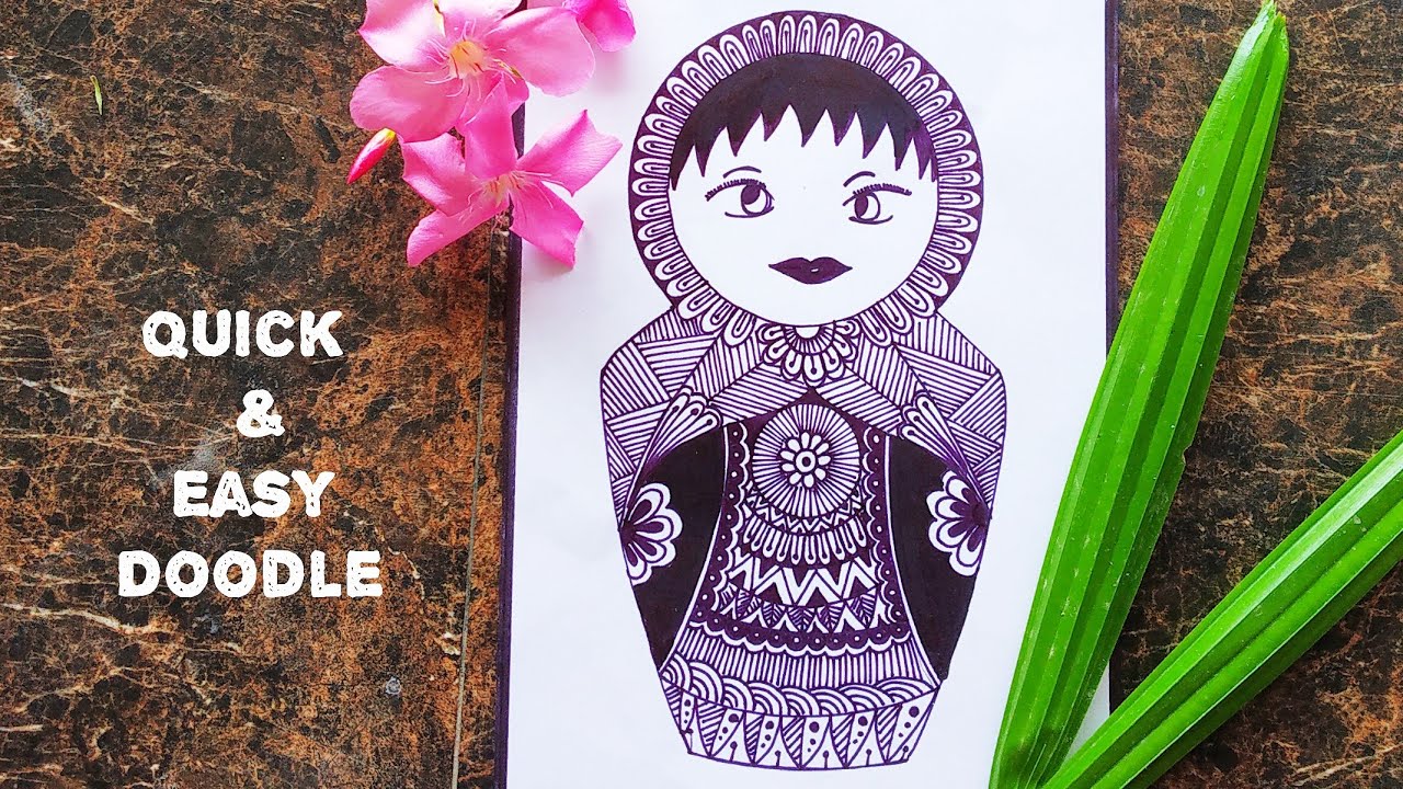 how to draw Doodle for Beginners | Cute doodles | step by step | Doodle ...