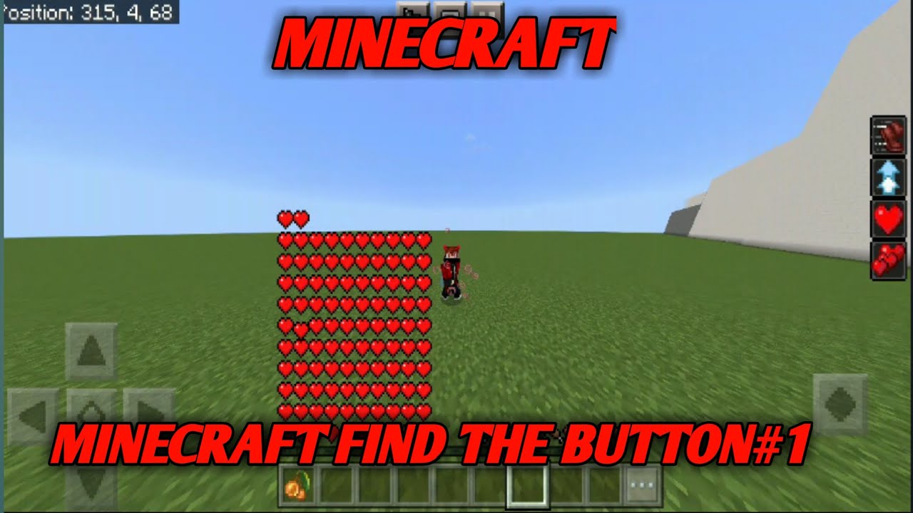 FIND THE BUTTON MINECRAFT1 YouTube