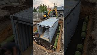Hidden Luxury Underground Bunker Build | Backyard Transformation Reveal#viral #trending #ytshorts