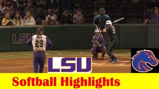 Boise State vs #7 LSU Softball Game Highlights, Feb 22 2024