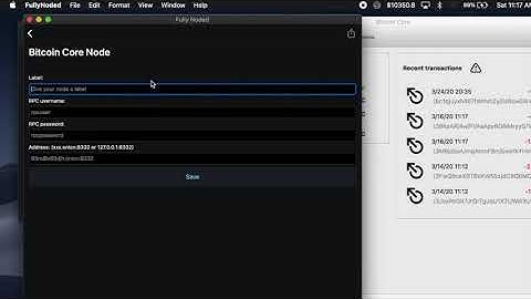 Fully Noded - Getting started macOS