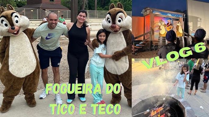 Fogueira do Tico e Teco - Chip 'n' Dale's Campfire / Passeio Gratuito na  Disney 