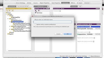 Protege: How to add individuals