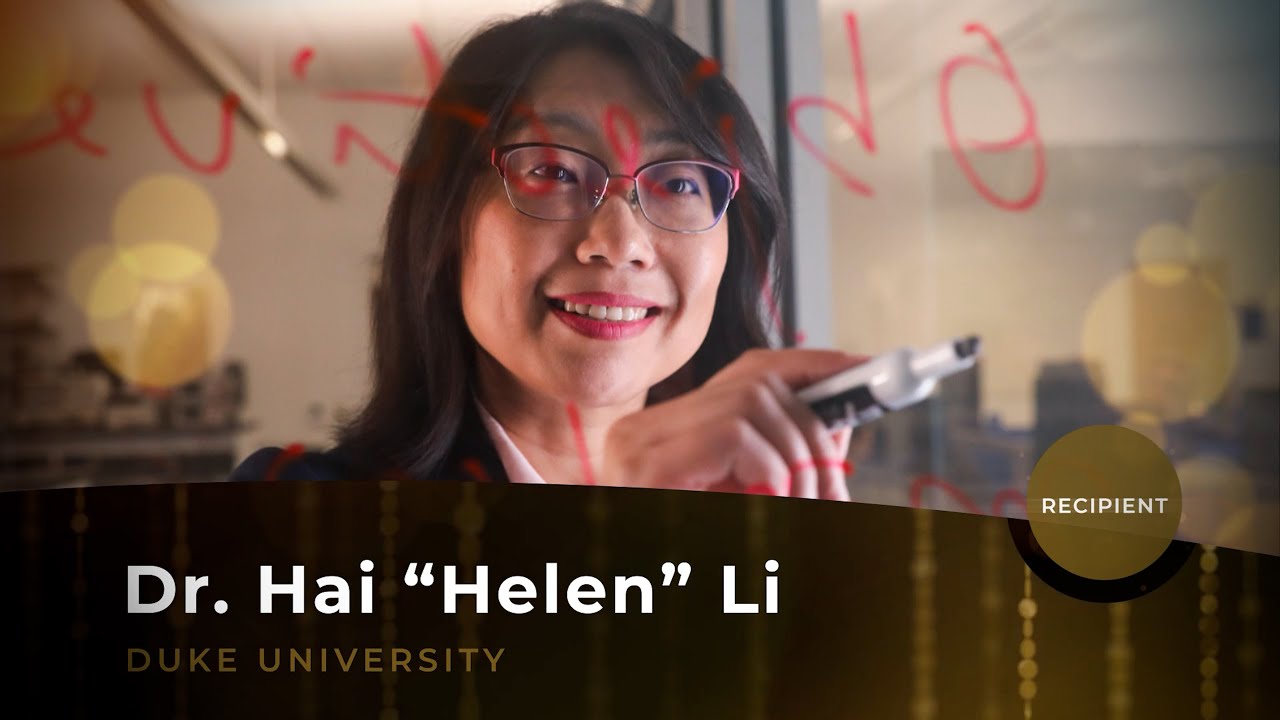 Hai Li, Recipient of the 2025 Edward J. McCluskey Technical Achievement Award