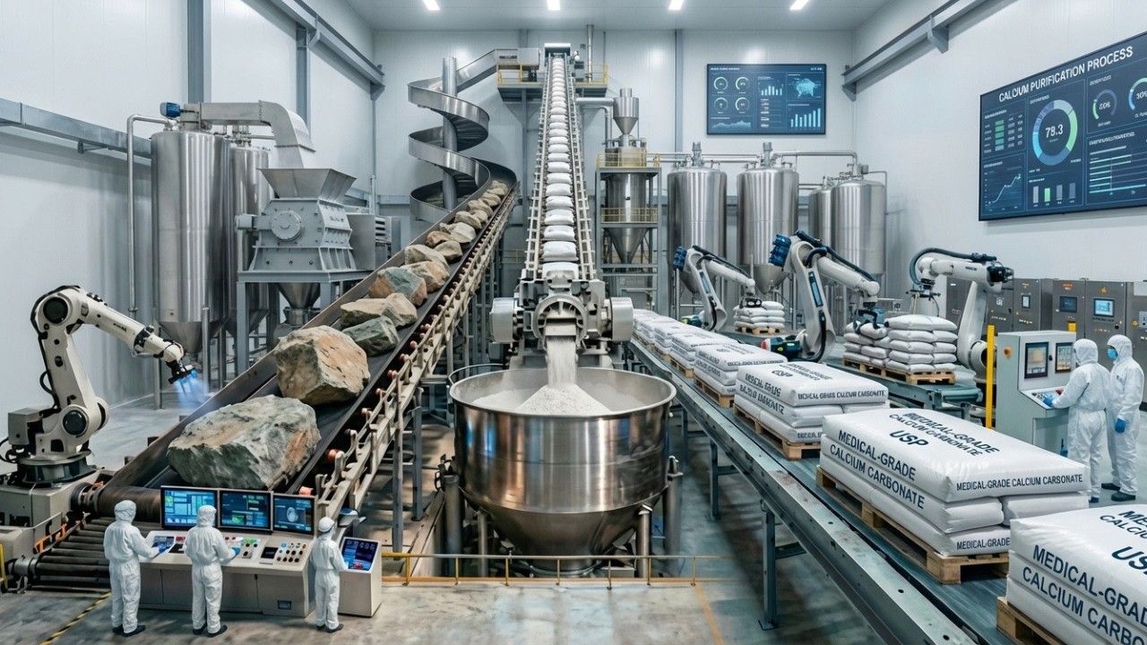 Why 99.9% Pure Calcium Costs MILLIONS 💰 Inside a Medical-Grade Factory