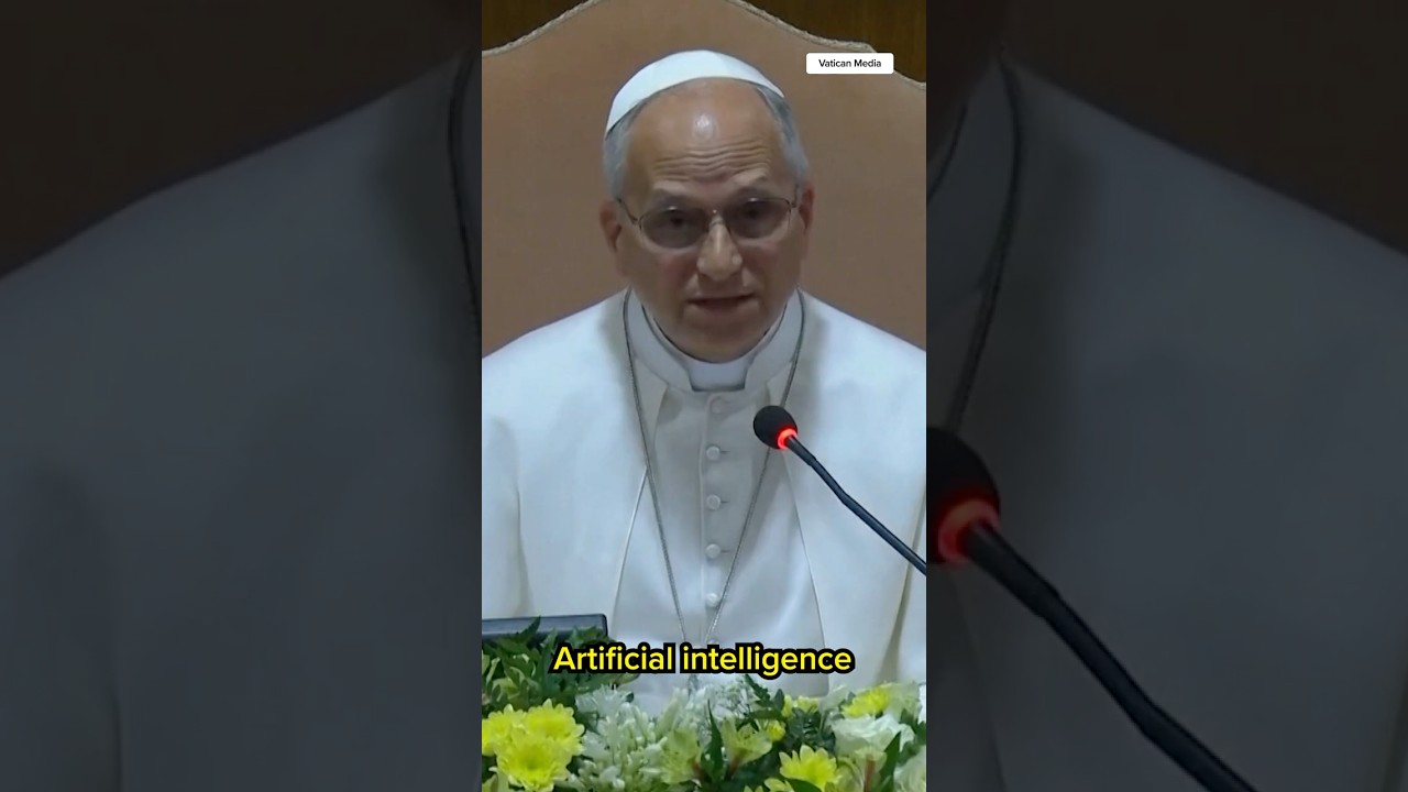 Pope Leo warns of the risks of AI