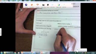 3-9 Bar diagram Lesson