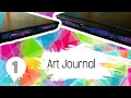 ART JOURNAL | Buchschnitt gestalten (inklusive fail)