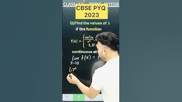 Differentiation  PYQ CBSE 2024 ( Part 1 ) Continuity Differentiability Chapter 5 Class 12 Board 2025
