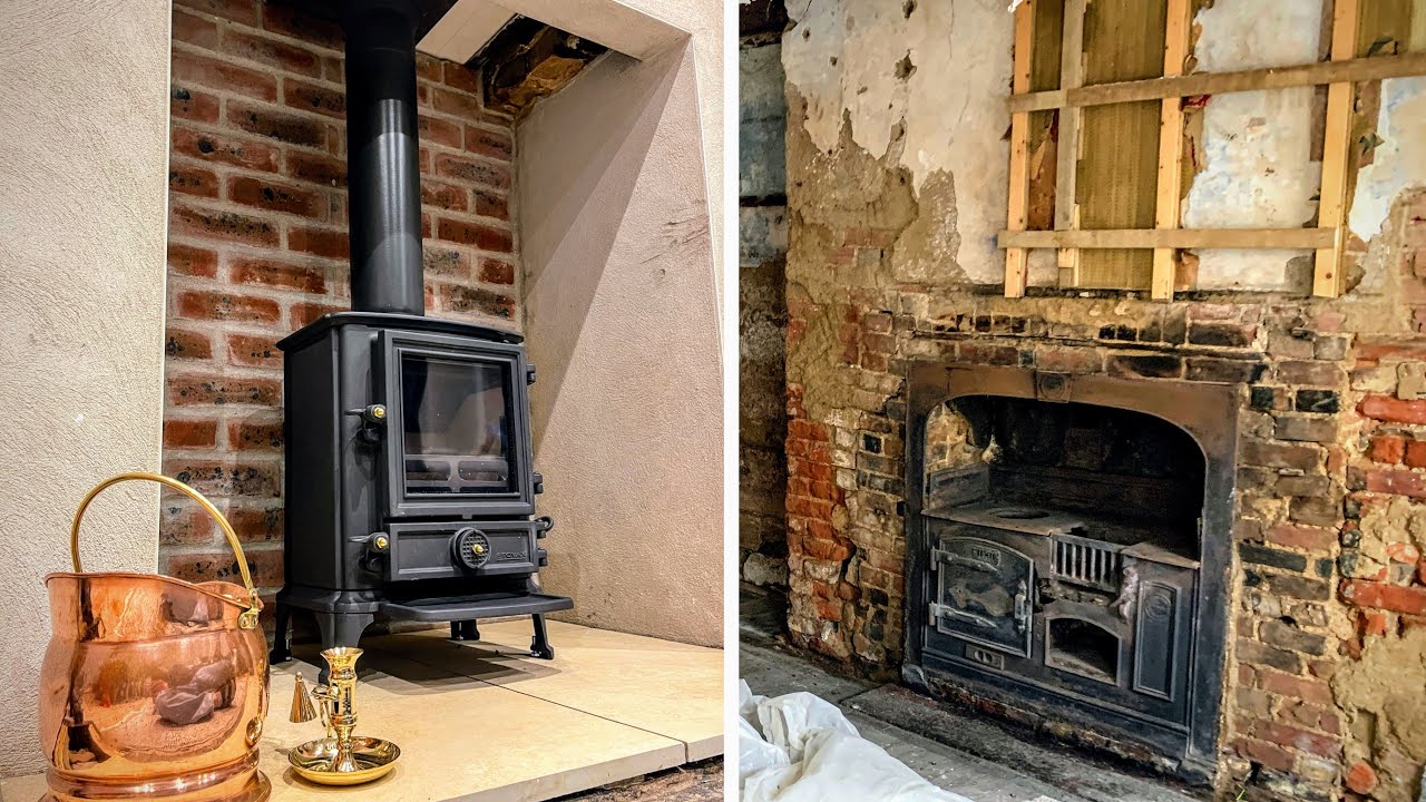 Installing a Log Burner into my dream home YouTube