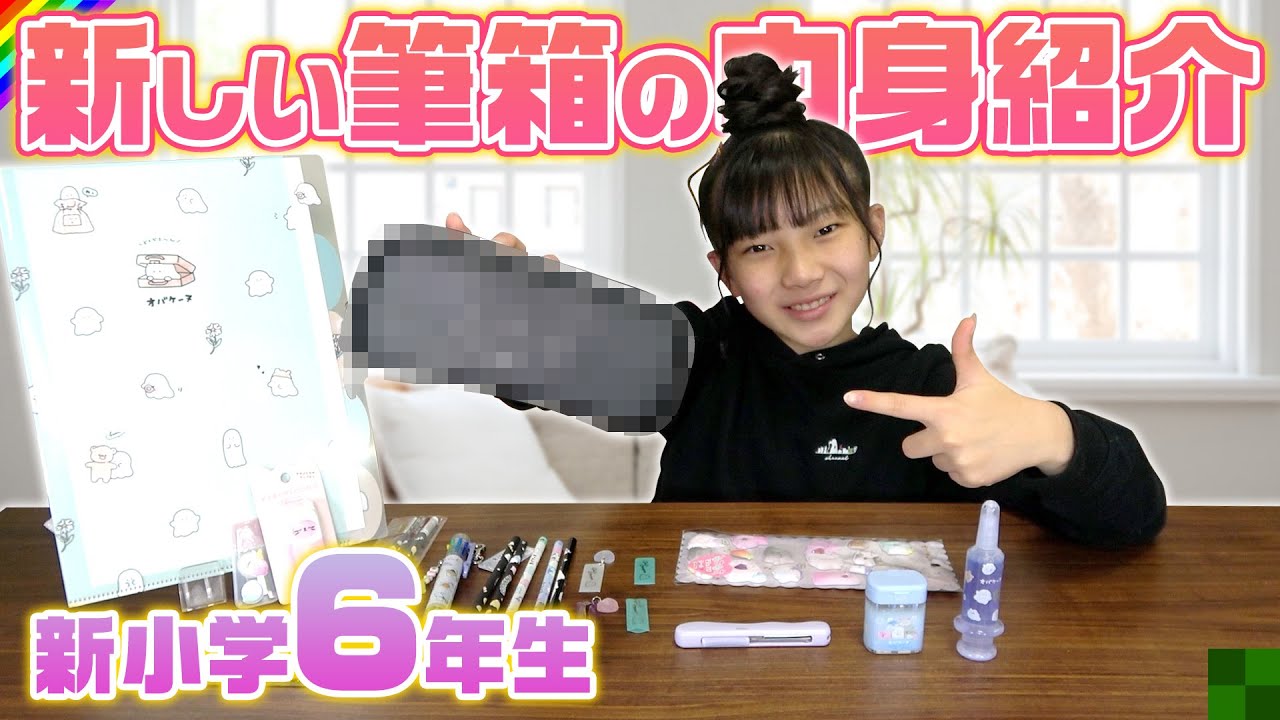 【筆箱紹介】絶対に汚れない！新しい筆箱と文房具紹介！＼新小学6年生／