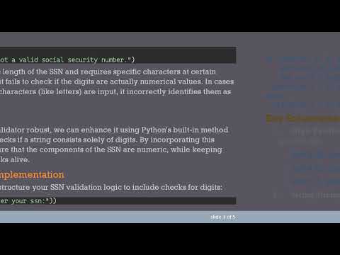 How to Create an Effective SSN Validator in Python