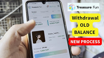 Process to Withdrawal Treasure nft old balance | Treasure NFT / FUN Withdrawal Process