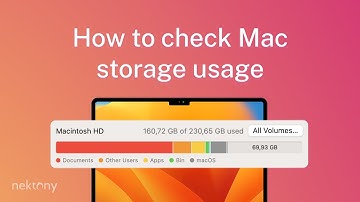 How to check Mac storage usage