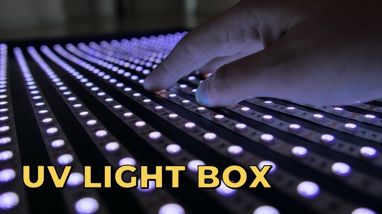 LED UV exposure box 