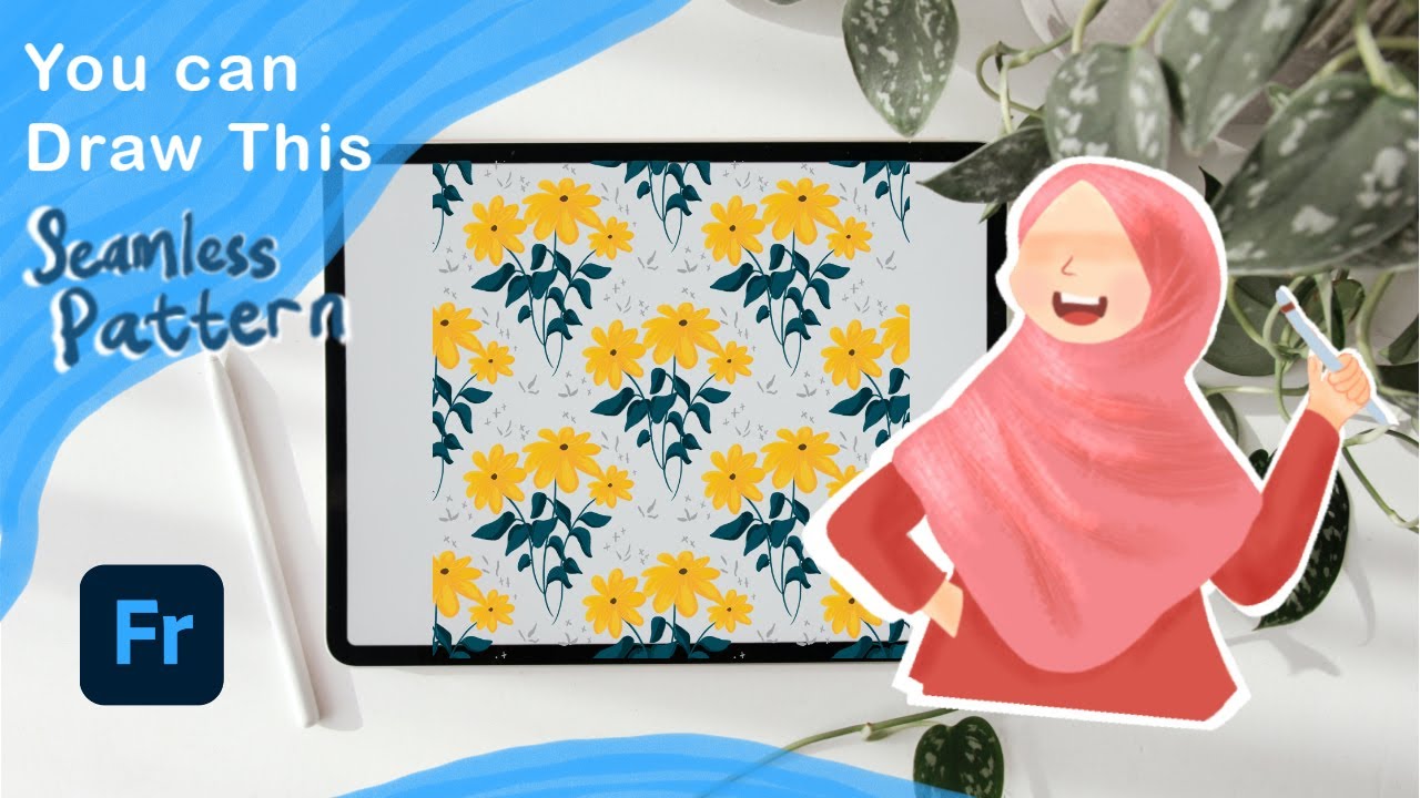 How to create Scallop Seamless Pattern in Adobe Fresco - Tutorial ...