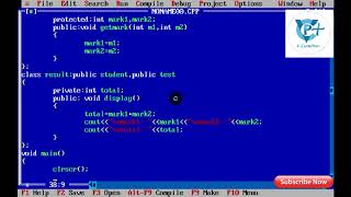 Example of Multiple Inheritance in C++