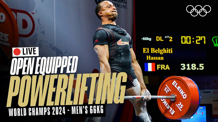 🔴  LIVE Powerlifting | Men's 66kg | World Open Equipped Championships