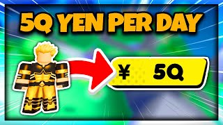 HOW TO MAKE 5Q YEN PER DAY IN (Anime Fighters Simulator)