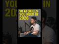 Top 10 AI Skills you must need in 2026 #youtubeshort #ai #skills #learning #money #job #jobs #career