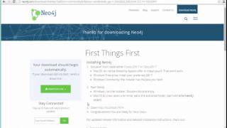 Install Neo4j Windows