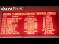 Jadwal Bus Dari Terminal Jombor Kab. Sleman Yogyakarta Ke Berbagai Kota.