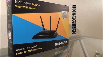 NetGear NightHawk AC1750 Unboxing