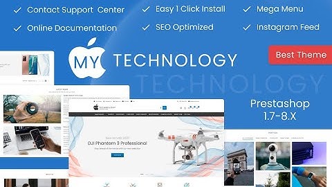 Prestashop Template Technology - Electronics, Computers, Phones, Watches