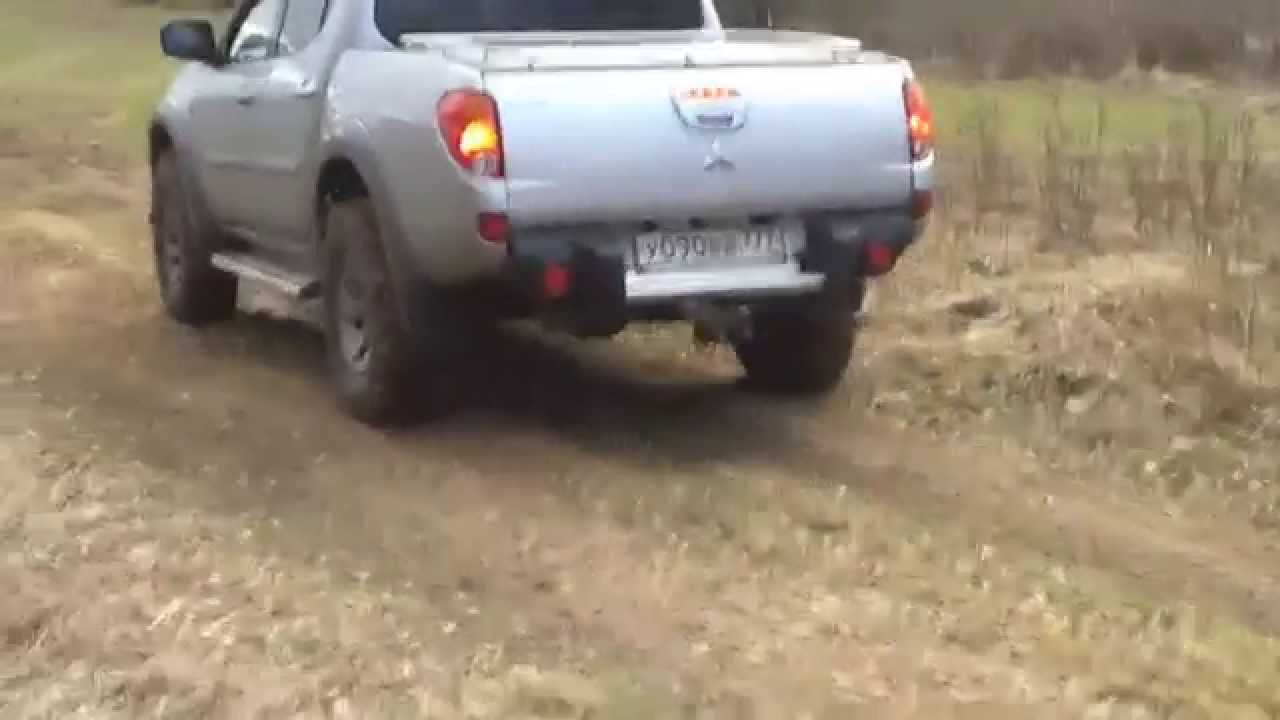 Евгешка рулит Митсубиси Л200 - YouTube