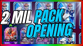 THESE MADDEN PACKS WERE JUICED! 2 MILLION COIN PACK OPENING!