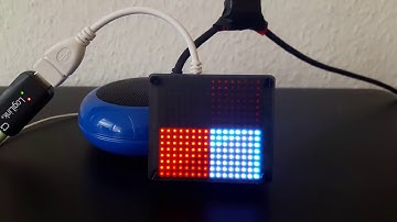 LightShowPi equalizer on a UnicornHAT