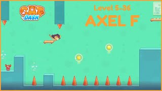 Axel F | Cat Dash | Geometry Dash Style Music Runner Gameplay screenshot 3