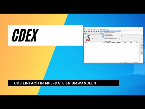 CDs einfach in MP3-Dateien umwandeln mit CDex