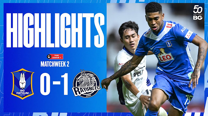HIGHLIGHTS : BG PATHUM UNITED 0 - 1 RAYONG FC |  THAI LEAGUE 1 2024/25 (MATCHWEEK 2)