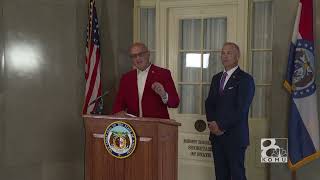 Missouri secretary of state holds news conference on LGBTQ+ story time at Columbia library