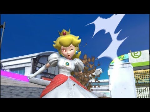 スマブラSP キーラ配下ピーチ　埋まり