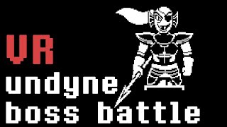 Undyne VR: boss battle 360 (4K)