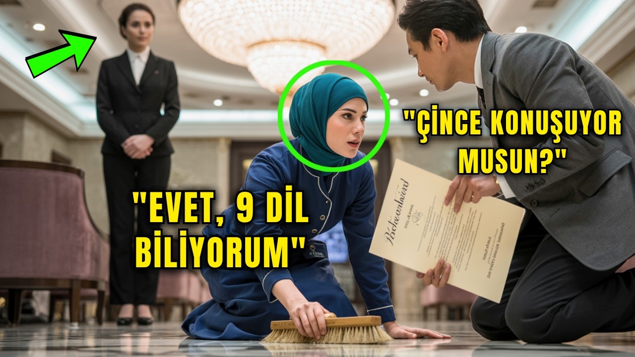 CEO Temizlikçiyi 9 Dil Konuşurken Duyunca Şoke Olur ve Onun Hayatını Sonsuza Dek Değiştirir