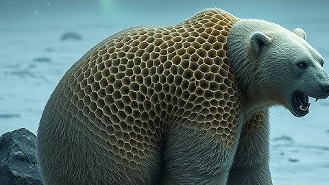 The Story of a Polar Bear: barnacles Honeycomb-like Wounds and Rescue Team