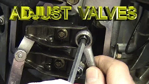 Lawn Mower Repair Valve Adjustment V-Twin Briggs