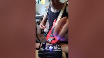 Mini Guitar into Circuit bent Delay FX by Psychiceyeclix