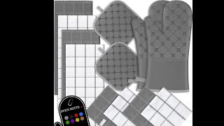 BSKSSK Oven Mitts Kitchen Towels Dishcloths - Top Pick 2026 screenshot 2