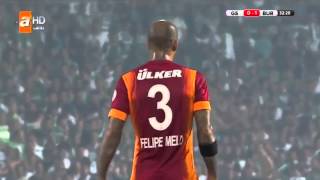 Felipe Melo ve Sabri Sarıoğlu'nun Kavgası | Süper Kupa HD