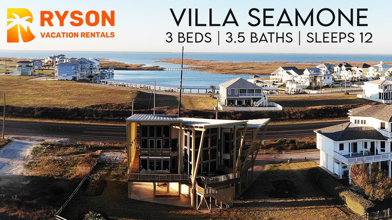 Incredible Beachfront "Glass House" in Galveston, TX