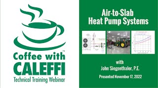 Air to Slab Heat Pump Systems