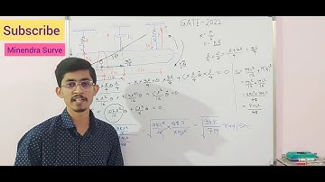 Mechanical Vibrations | GATE/ESE ME 2021|Gate 2021Test Series Problem Solution| Mechanical Vibration