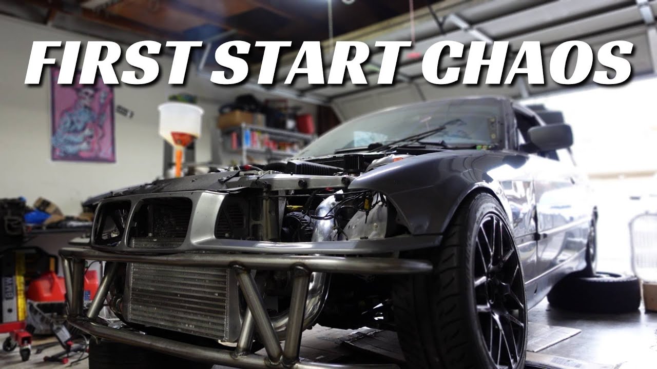 Resurrecting the E36 TURBO First Start After Engine Rebuild YouTube